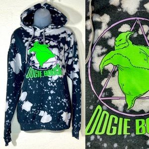Oogie Boogie splatter dye hoodie